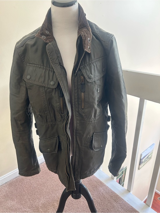 Schott NYC Other - Schott NYC Men's Olive Green Waxed Cotton Field Jacket - Classic Utility Style